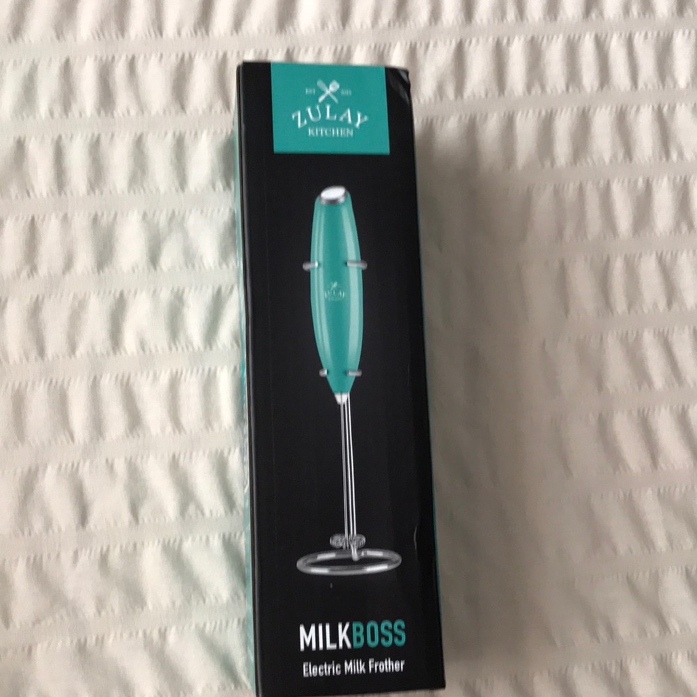 NWT! Zulay Kitchen MilkBoss Electric Milk Frother